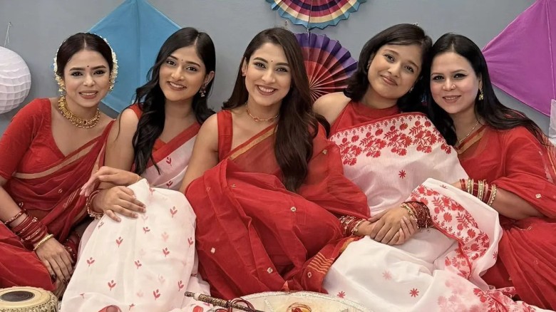 বৈশাখী আমেজে মেহজাবীন চৌধুরী