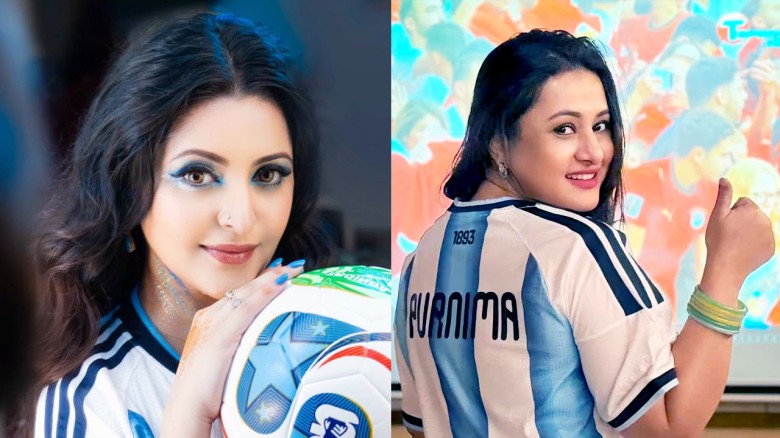 মেসির বিদায়বেলায় পরী-পূর্ণিমার আবেগঘন শ্রদ্ধা...