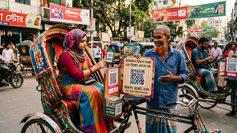 স্মার্টফোনেই দেওয়া যাবে রিকশা ভাড়া, ডিজিটাল ভিক্ষারও সুযোগ